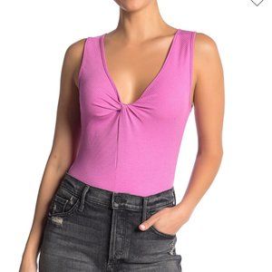 NEW LUSH Twisted v neck bodysuit